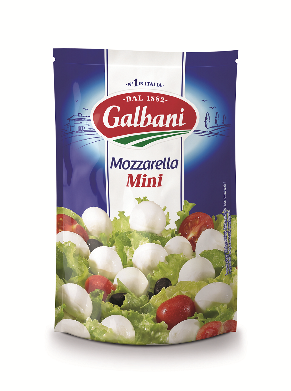 Galbani Mozzarella Mini 150g - Galbani – od ponad 140 lat dostarczamy najlepsze włoskie smaki na talerze całego świata