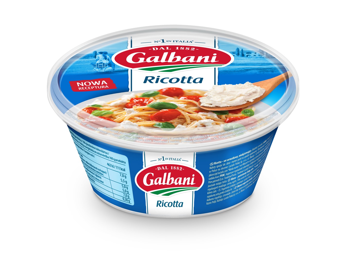 Ricotta Galbani 250g - Galbani – od ponad 140 lat dostarczamy najlepsze włoskie smaki na talerze całego świata