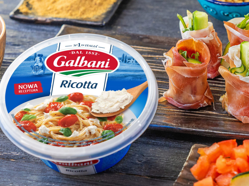 Involtini z prosciutto z cukinią i serem ricotta