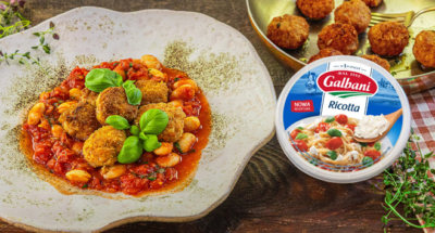 Klopsiki z serem ricotta i fasolą borlotti - Galbani – od ponad 140 lat dostarczamy najlepsze włoskie smaki na talerze całego świata